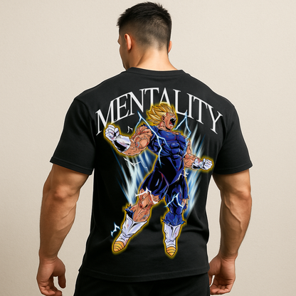 Mentality Majin Vegeta (Backprint) - Oversized Shirt
