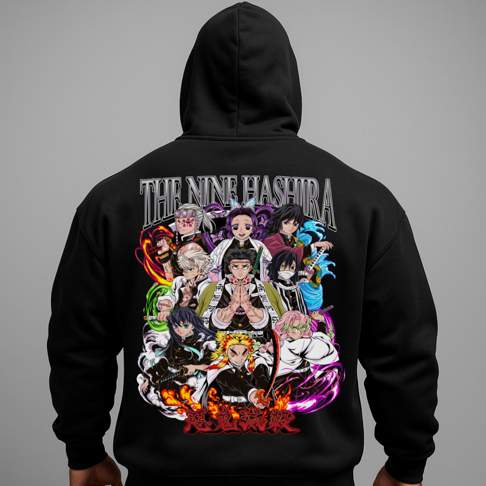 Nine Hashira - Oversized Hoodie