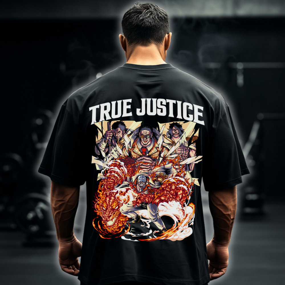 Admirals True Justice (Backprint) - Oversized Shirt