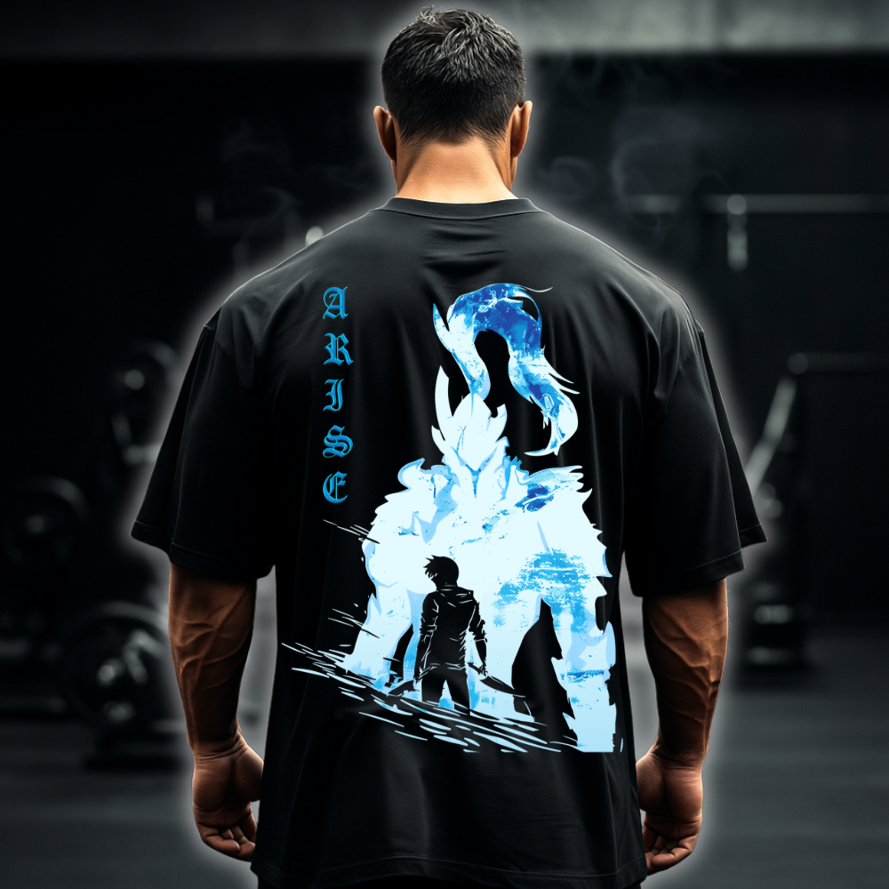 Shadow Monarch (Backprint) - Oversized Shirt