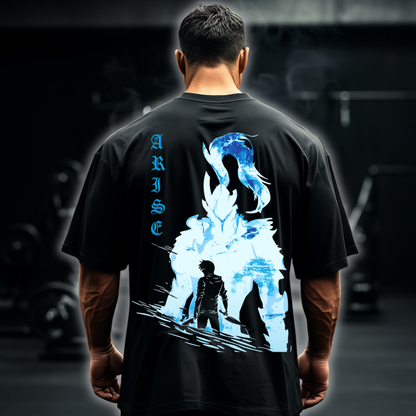 Shadow Monarch (Backprint) - Oversized Shirt