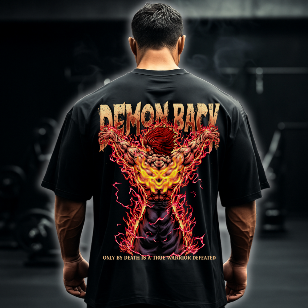Demon Back (Backprint) - Oversized Shirt
