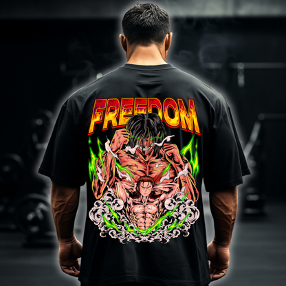 Freedom (Backprint) - Oversized Shirt