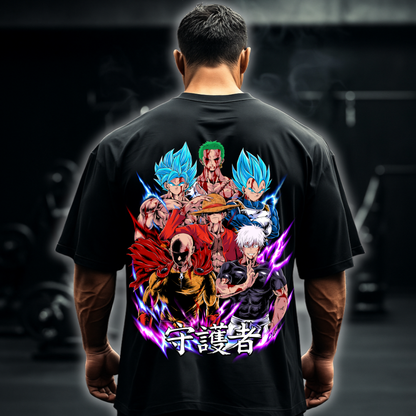 Anime Goat's (Backprint) - Oversized Shirt