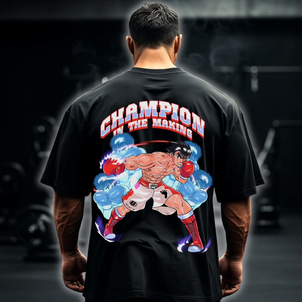 Hajime no Ippo (Backprint) - Oversized Shirt