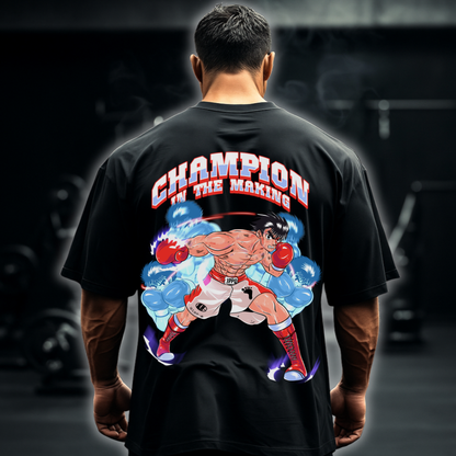 Hajime no Ippo (Backprint) - Oversized Shirt