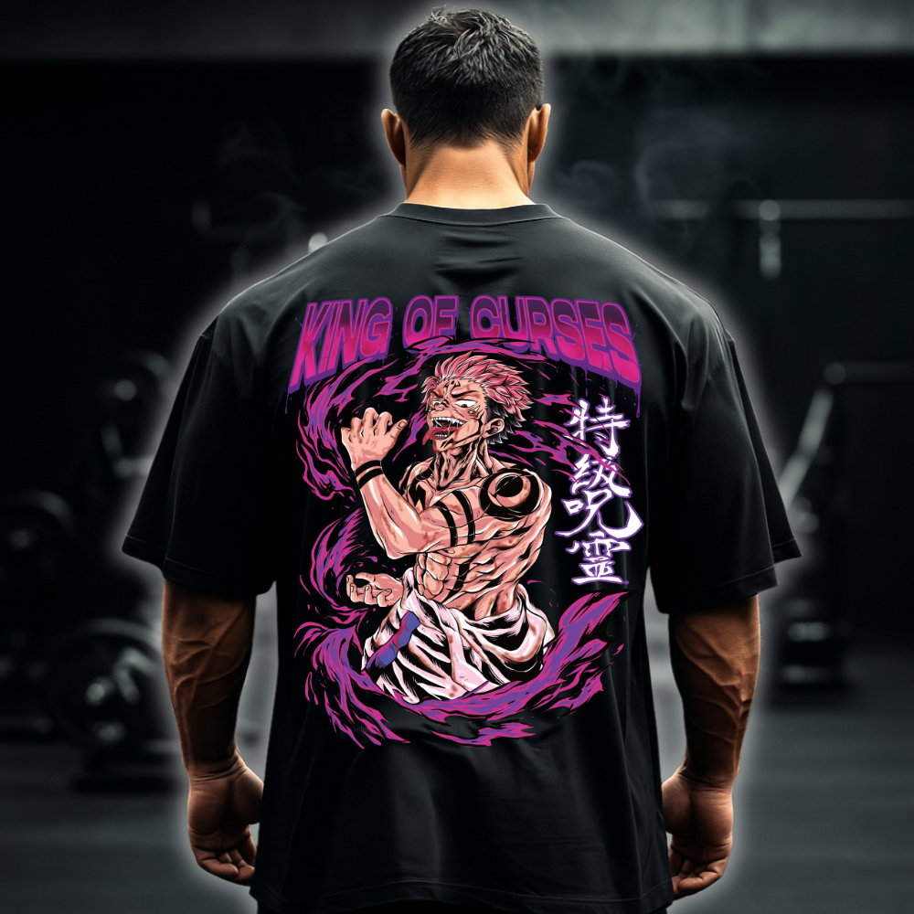 King of Curses (Backprint) - Oversized Shirt