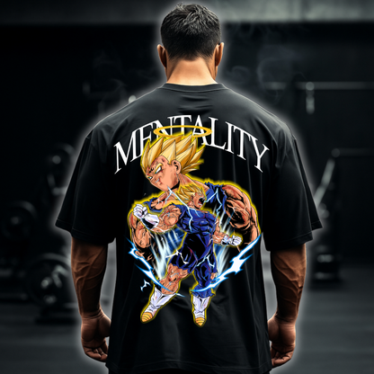 Mentality Majin Vegeta (Backprint) V2 - Oversized Shirt