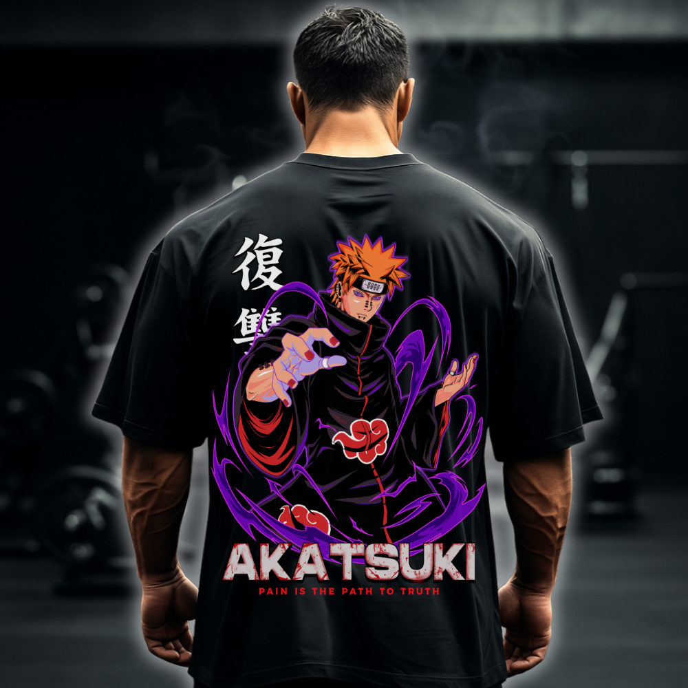 Pain (Backprint) - Oversized Shirt