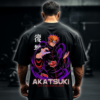 Pain (Backprint) - Oversized Shirt