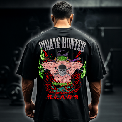 Pirate Hunter (Backprint) - Oversized Shirt