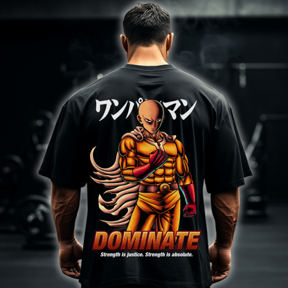 Saitama (Backprint) - Oversized Shirt