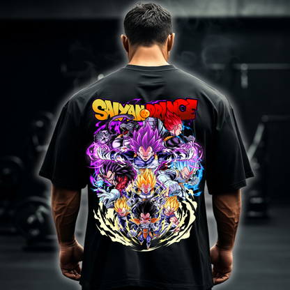 Saiyan Prince (Backprint) - Oversized Shirt