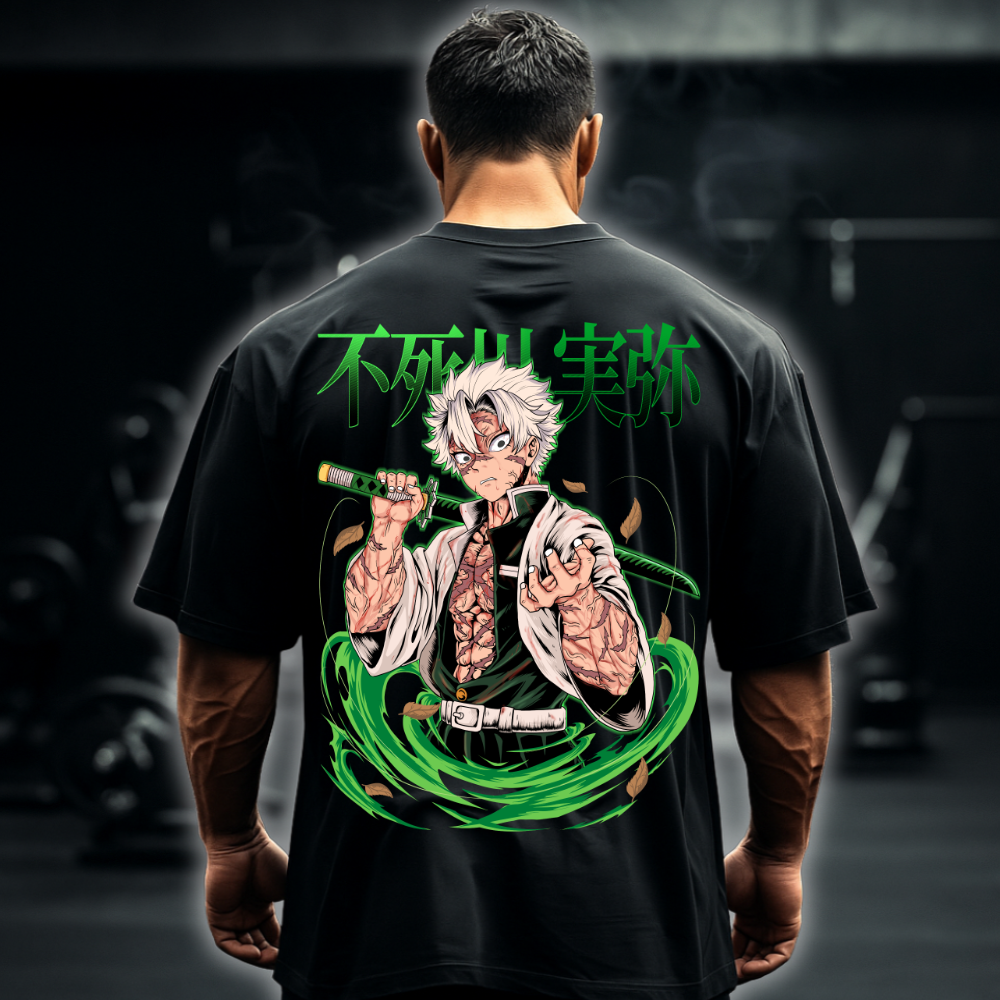 Sanemi Shinazugawa (Backfront) - Oversized Shirt