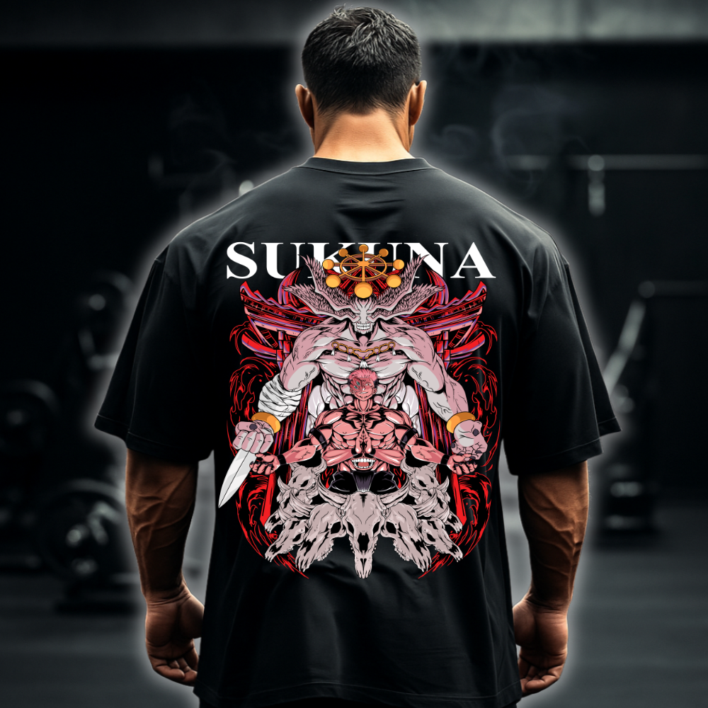 Sukuna x Mahoraga (Backprint) - Oversized Shirt