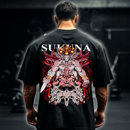 Sukuna x Mahoraga (Backprint) - Oversized Shirt