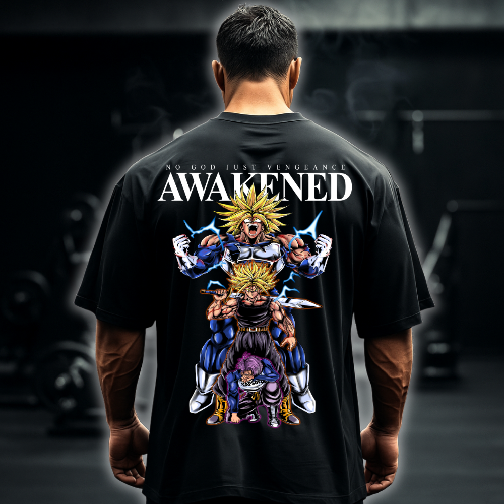 Awakened Trunks (Backprint) - Oversized Shirt