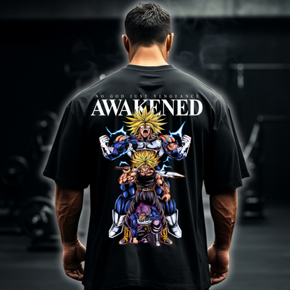Awakened Trunks (Backprint) - Oversized Shirt