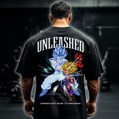 Unleashed (Backprint) - Oversized Shirt