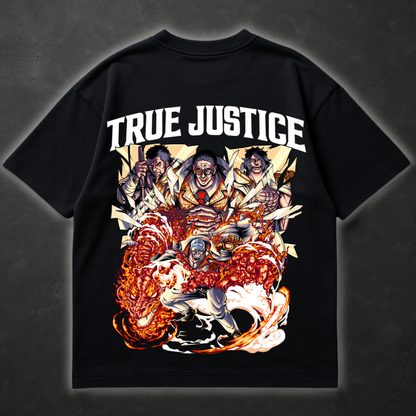 Admirals True Justice (Backprint) - Oversized Shirt