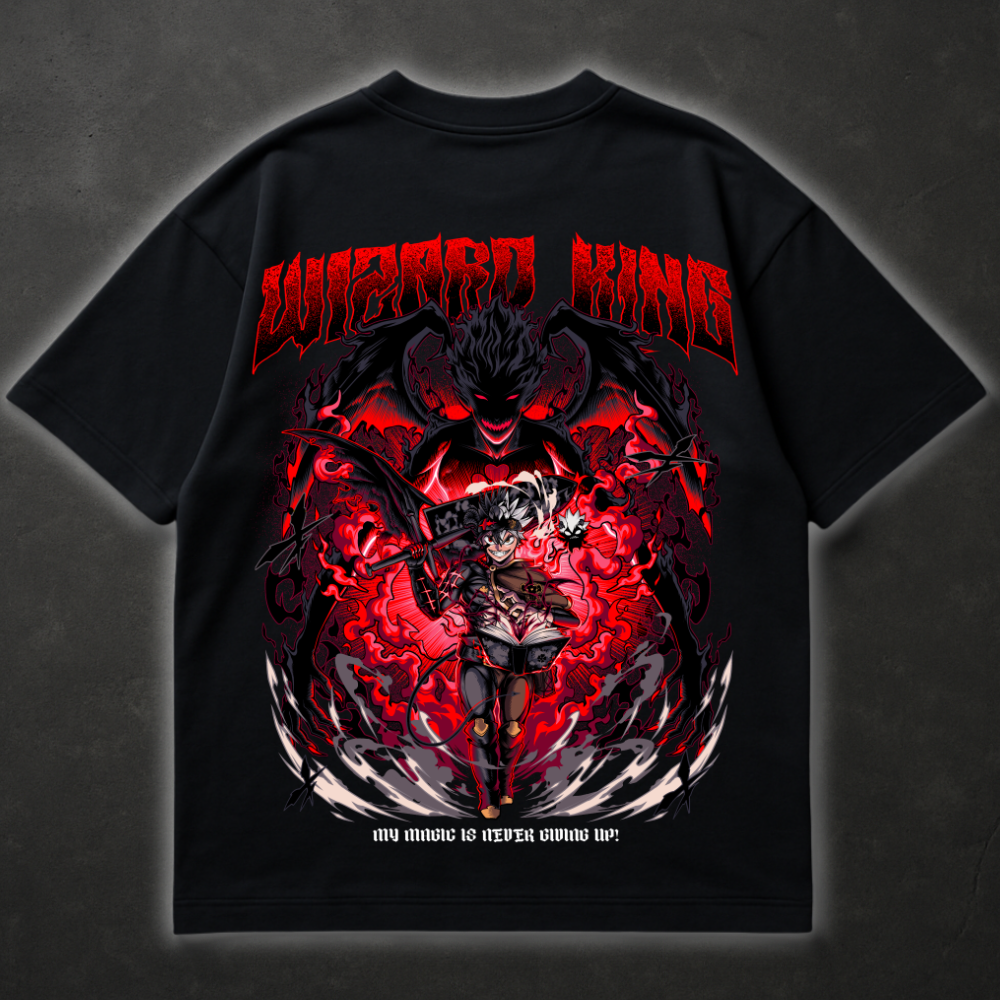 Wizard King (Backprint) - Oversized Shirt