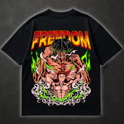 Freedom (Backprint) - Oversized Shirt