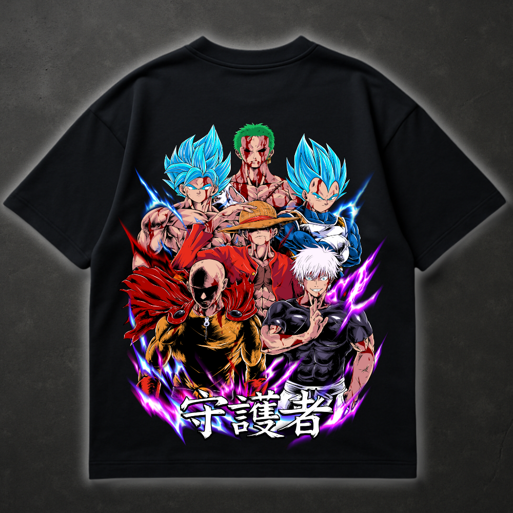 Anime Goat's (Backprint) - Oversized Shirt