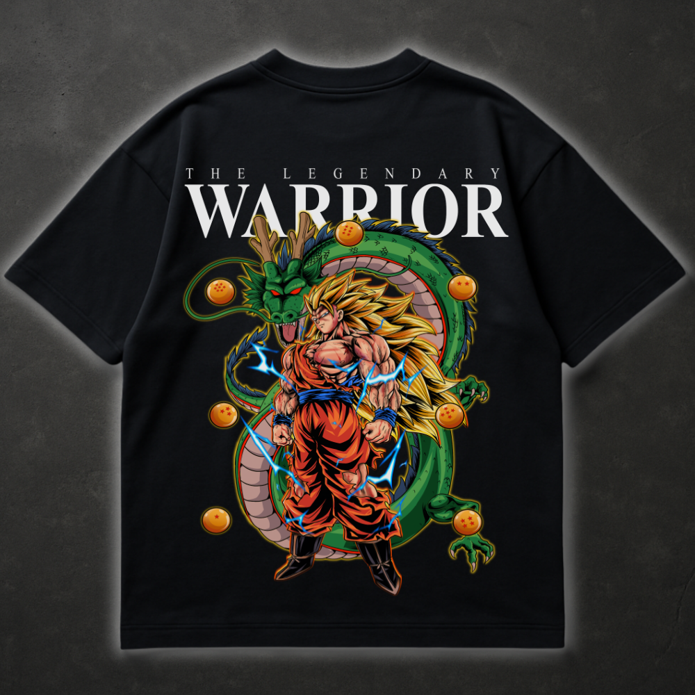 Warrior SSJ3 Goku (Backprint) - Oversized Shirt