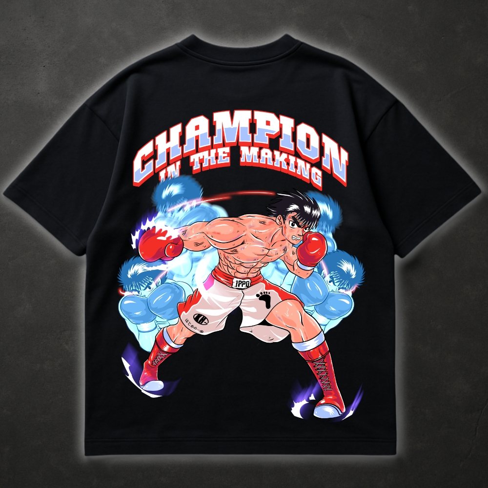 Hajime no Ippo (Backprint) - Oversized Shirt