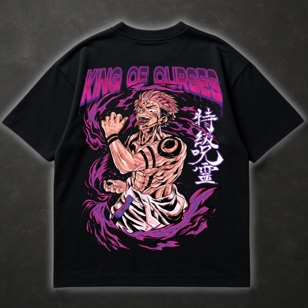 King of Curses (Backprint) - Oversized Shirt