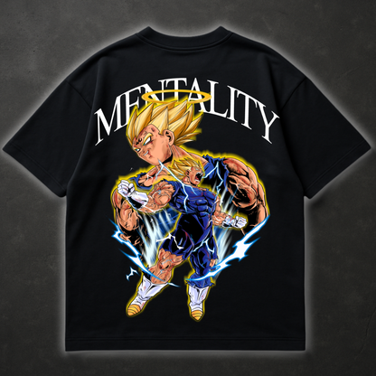 Mentality Majin Vegeta (Backprint) V2 - Oversized Shirt