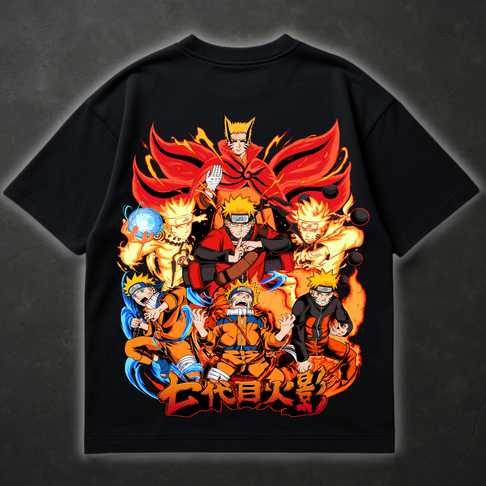 Naruto Hokage (Backprint) - Oversized Shirt