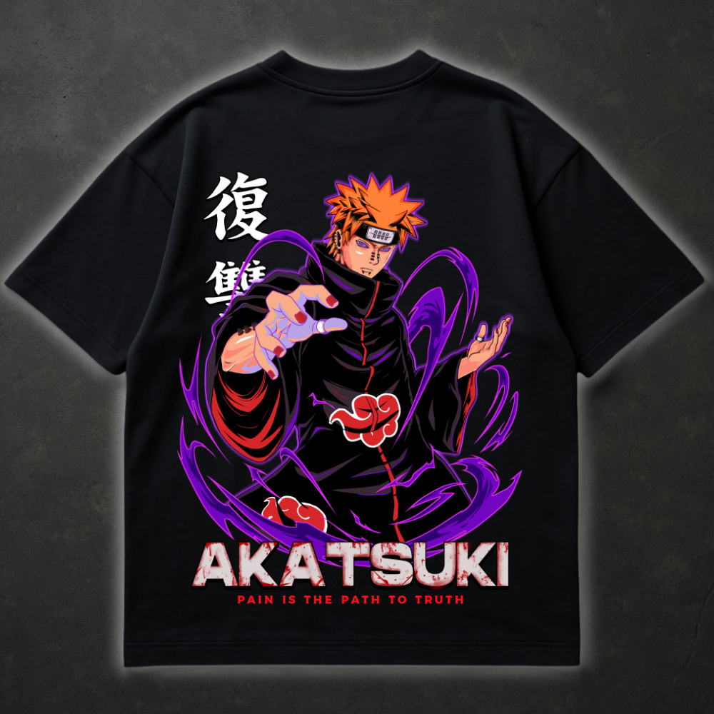 Pain (Backprint) - Oversized Shirt