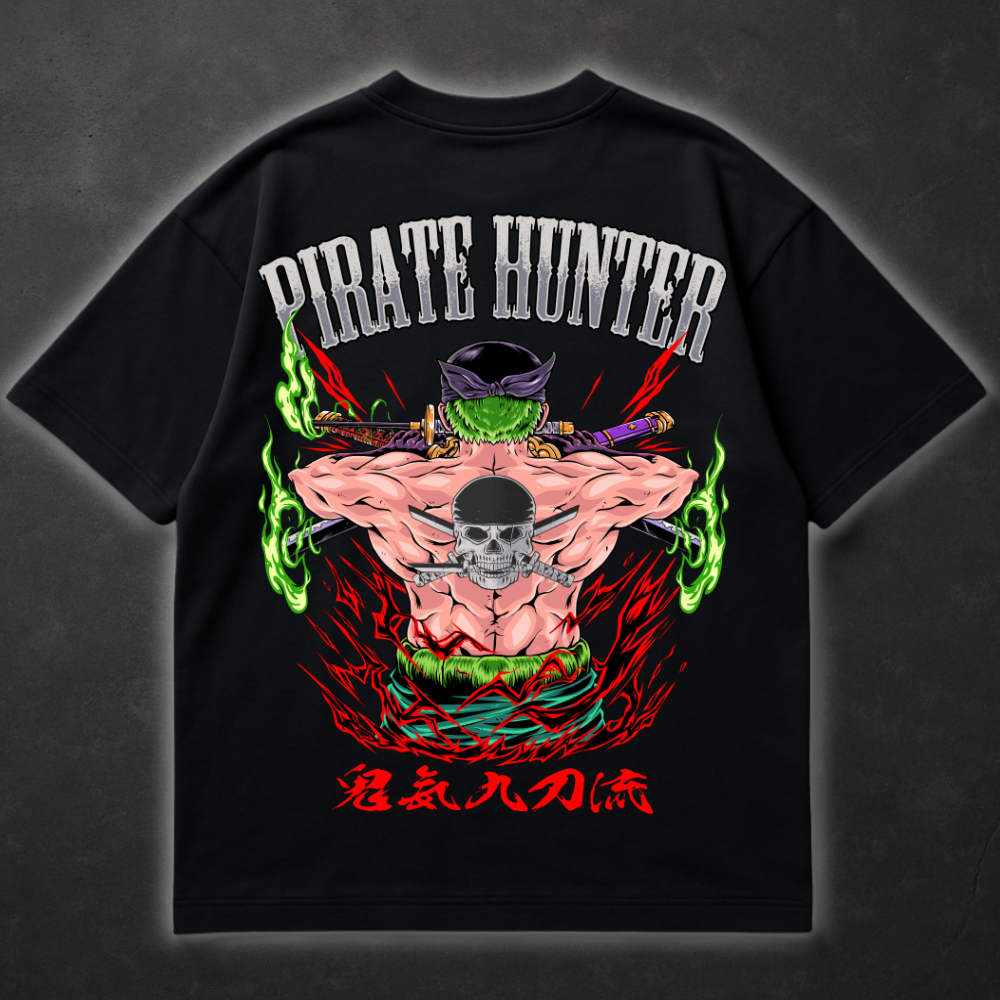 Pirate Hunter (Backprint) - Oversized Shirt