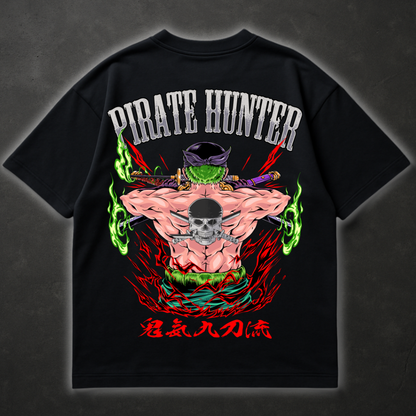 Pirate Hunter (Backprint) - Oversized Shirt