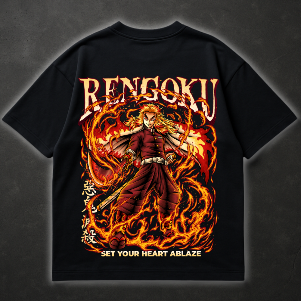 Rengoku (Backprint) - Oversized Shirt
