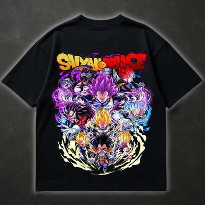 Saiyan Prince (Backprint) - Oversized Shirt