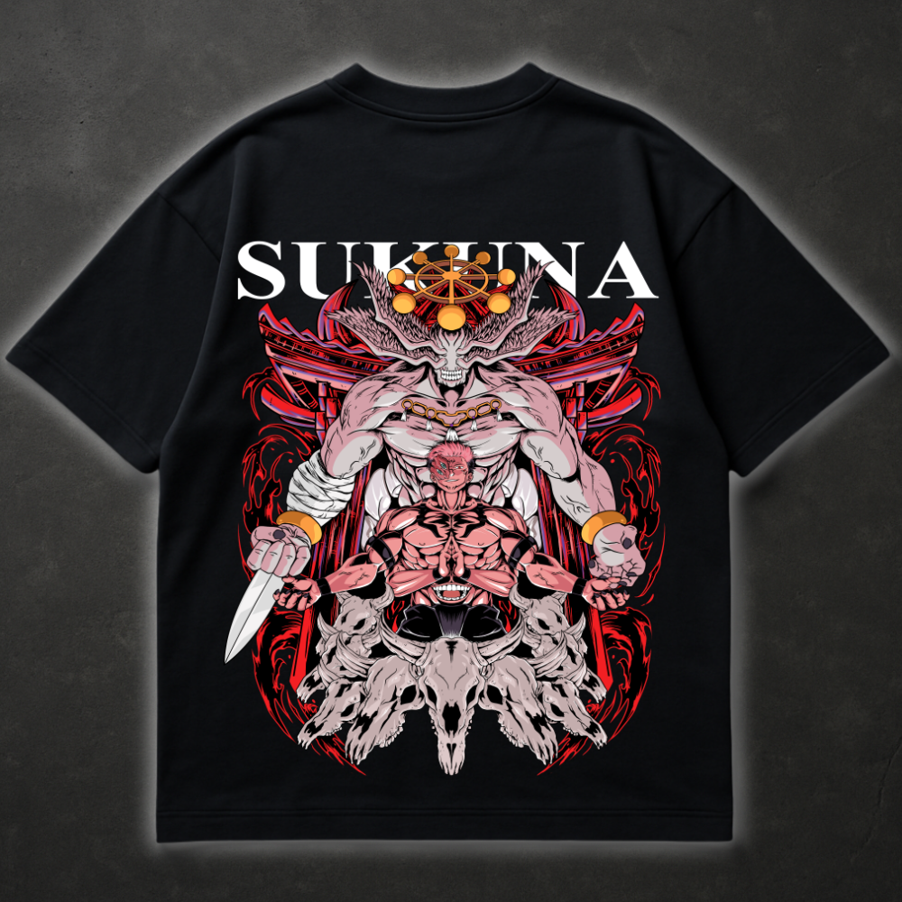 Sukuna x Mahoraga (Backprint) - Oversized Shirt