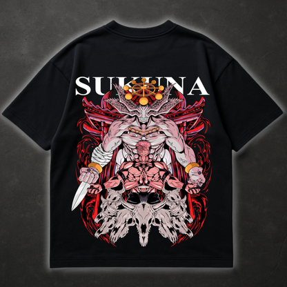 Sukuna x Mahoraga (Backprint) - Oversized Shirt