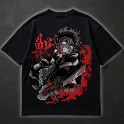 Sun Breather (Backprint) - Oversized Shirt