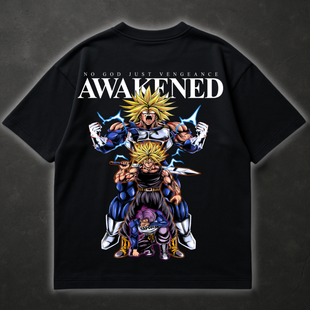 Awakened Trunks (Backprint) - Oversized Shirt