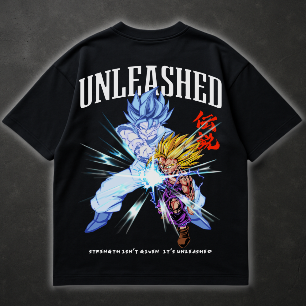 Unleashed (Backprint) - Oversized Shirt