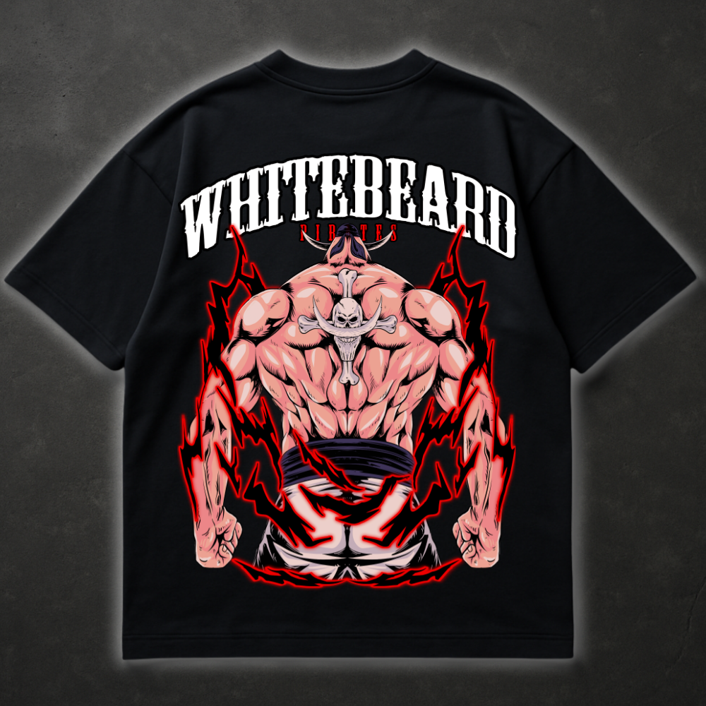 Whitebeard Pirates (Backprint) - Oversized Shirt