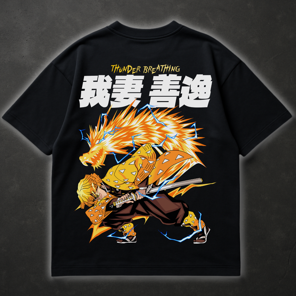 Zenitsu (Backprint) - Oversized Shirt