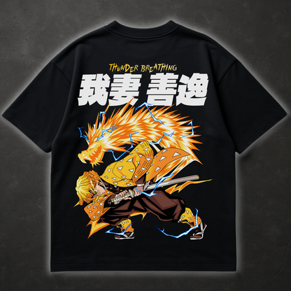 Zenitsu (Backprint) - Oversized Shirt