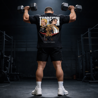 No Enemies (Backprint) - Oversized Shirt