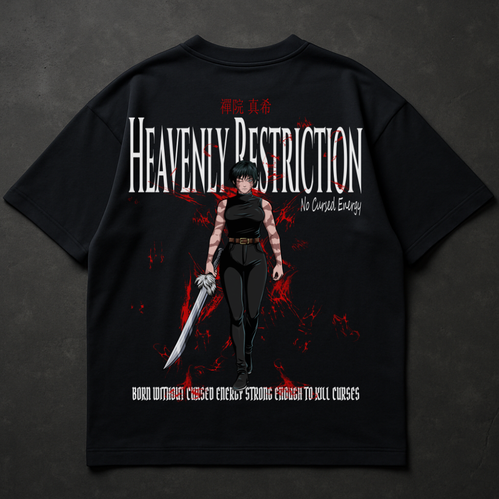 Heavenly Restriction (Backprint) - Oversized Shirt