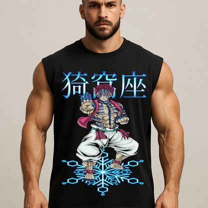 Akaza - Sleeveless Oversized Tee