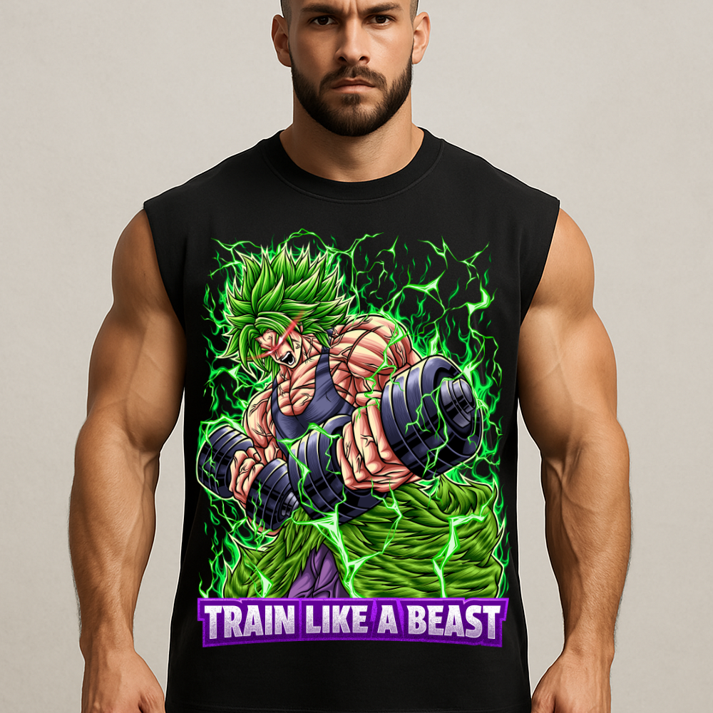 Broly Beast Mode - Sleeveless Oversized Tee