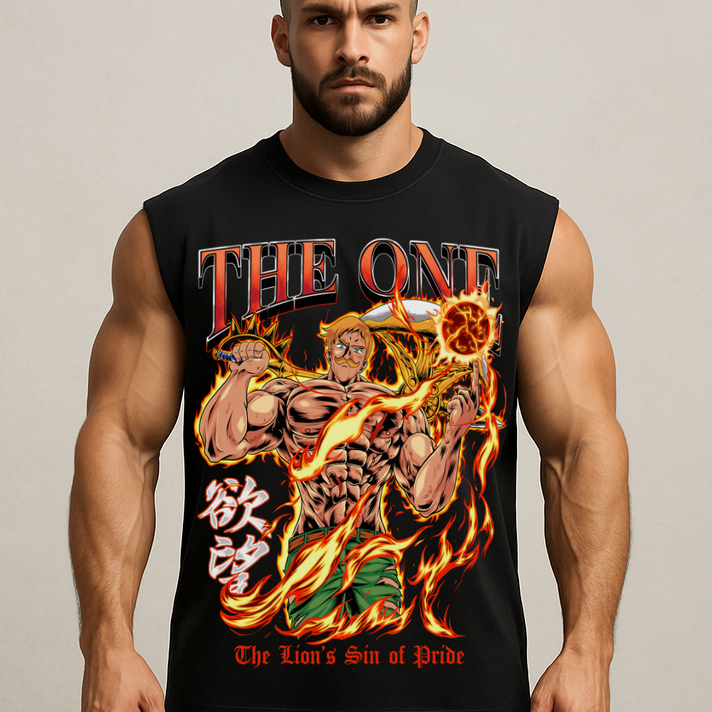 Escanor The One - Sleeveless Oversized Tee